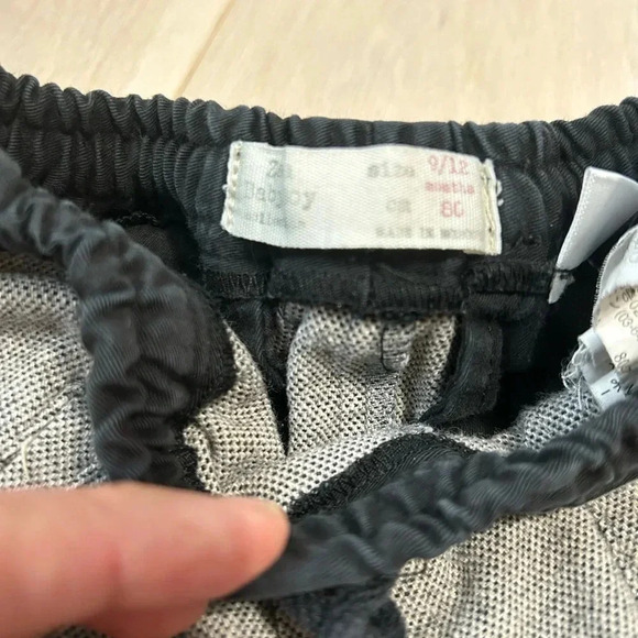 Zara baby elastic waist herringbone pants - Picture 3 of 4